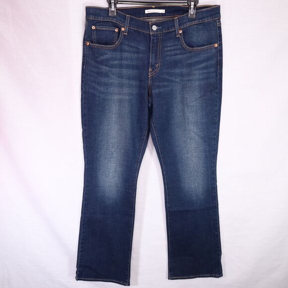 Levis 415 Jeans Womens 31 Waist Blue Bootcut Relaxed Stretch Cotton Denim - Picture 1 of 13